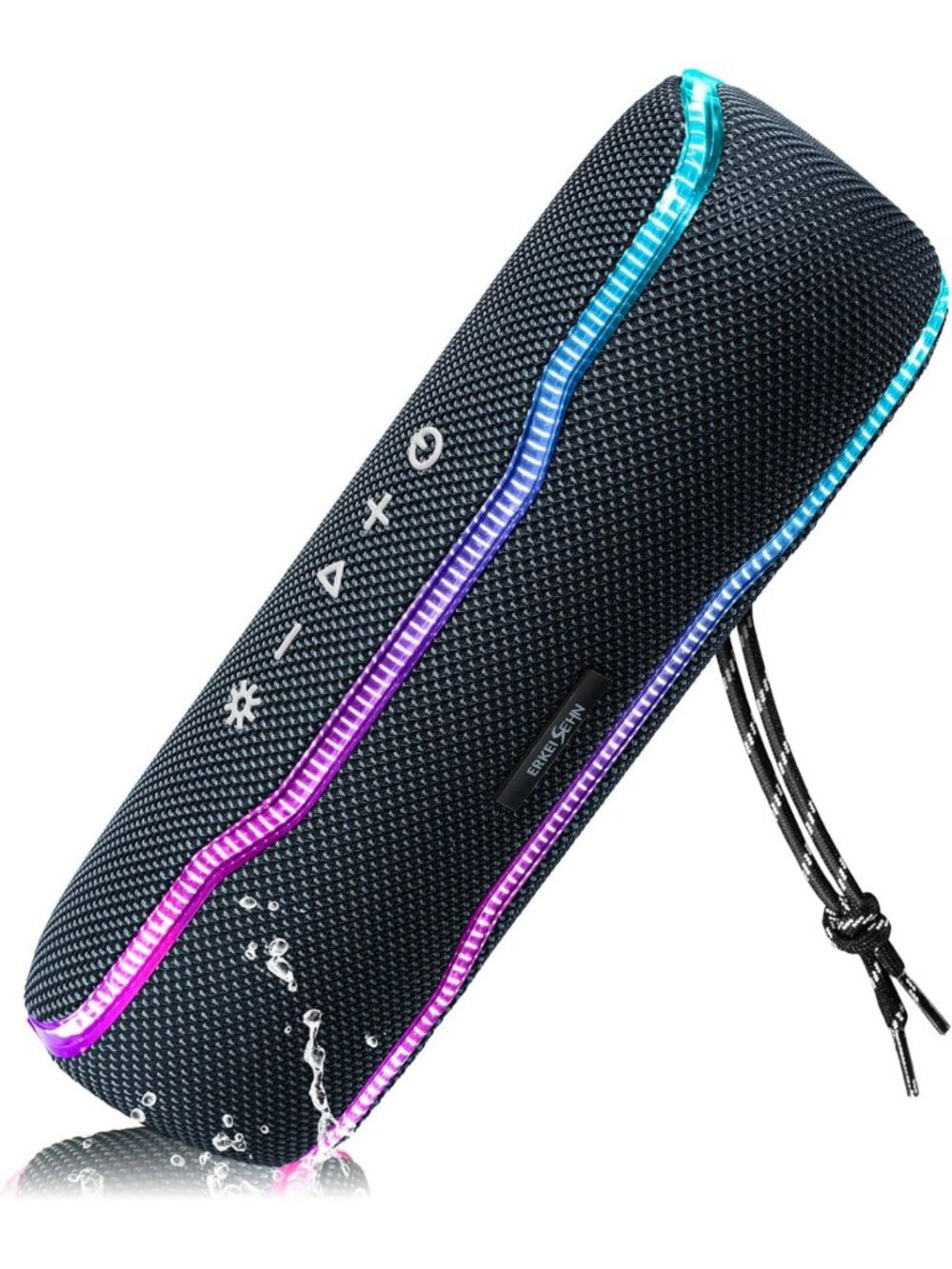 Waterproof Bluetooth Speaker, 50W Peak Power, Portable & Stylish Design, Matte